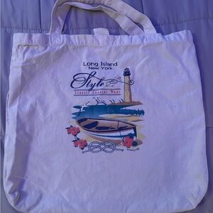 White Long Island Summer Tote Bag